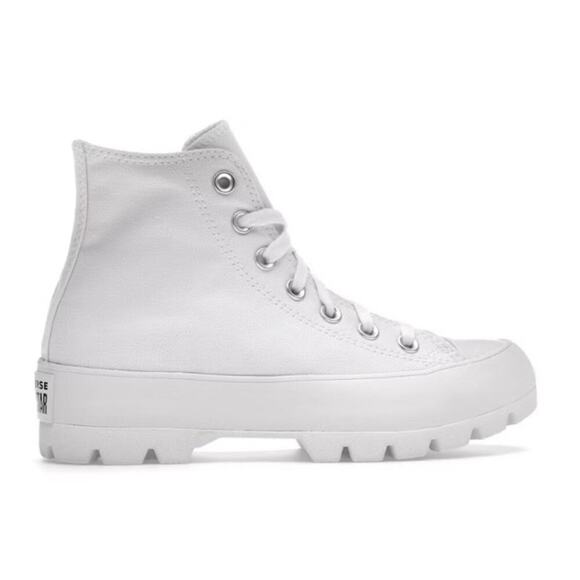 ***SOLD*** NEW Womens Converse Chuck Taylor All Star Lugged Hi White Size 11 - Picture 1 of 4